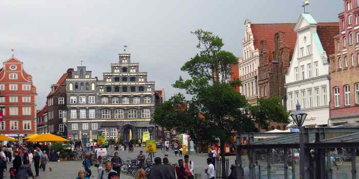 Altstadt Gebäude von Lüneburg