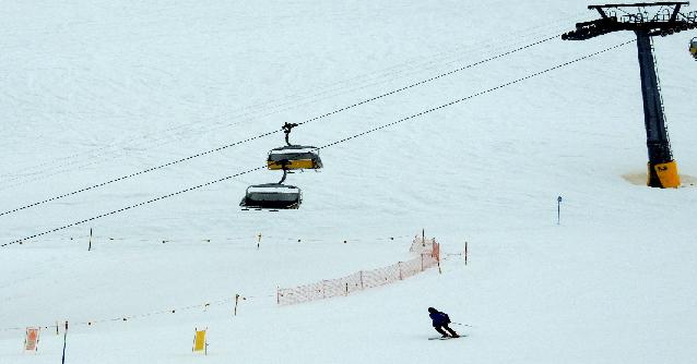 Bild von einer Skipiste