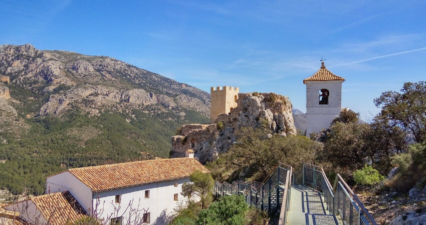 Bild vom Dorf Guadalest