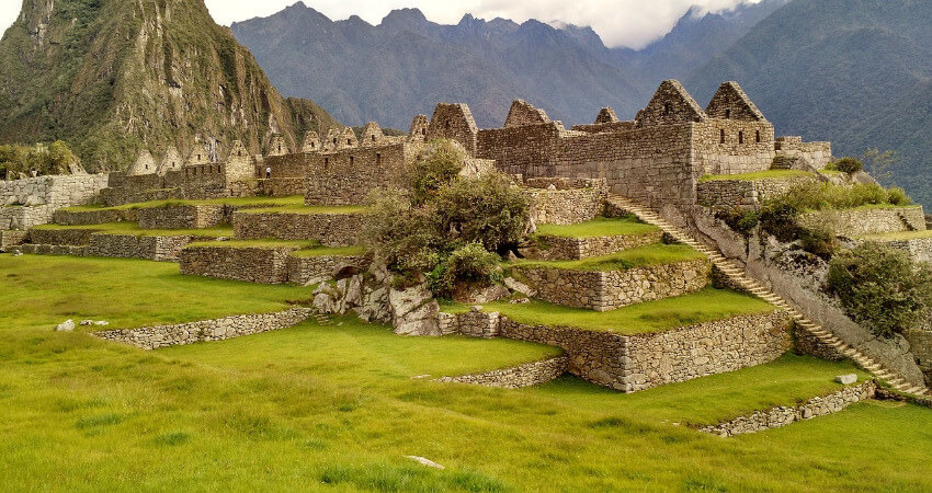 Bild von den Machu Picchu Ruinen.