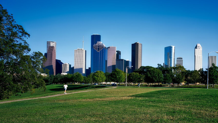 Skyline von Houston.